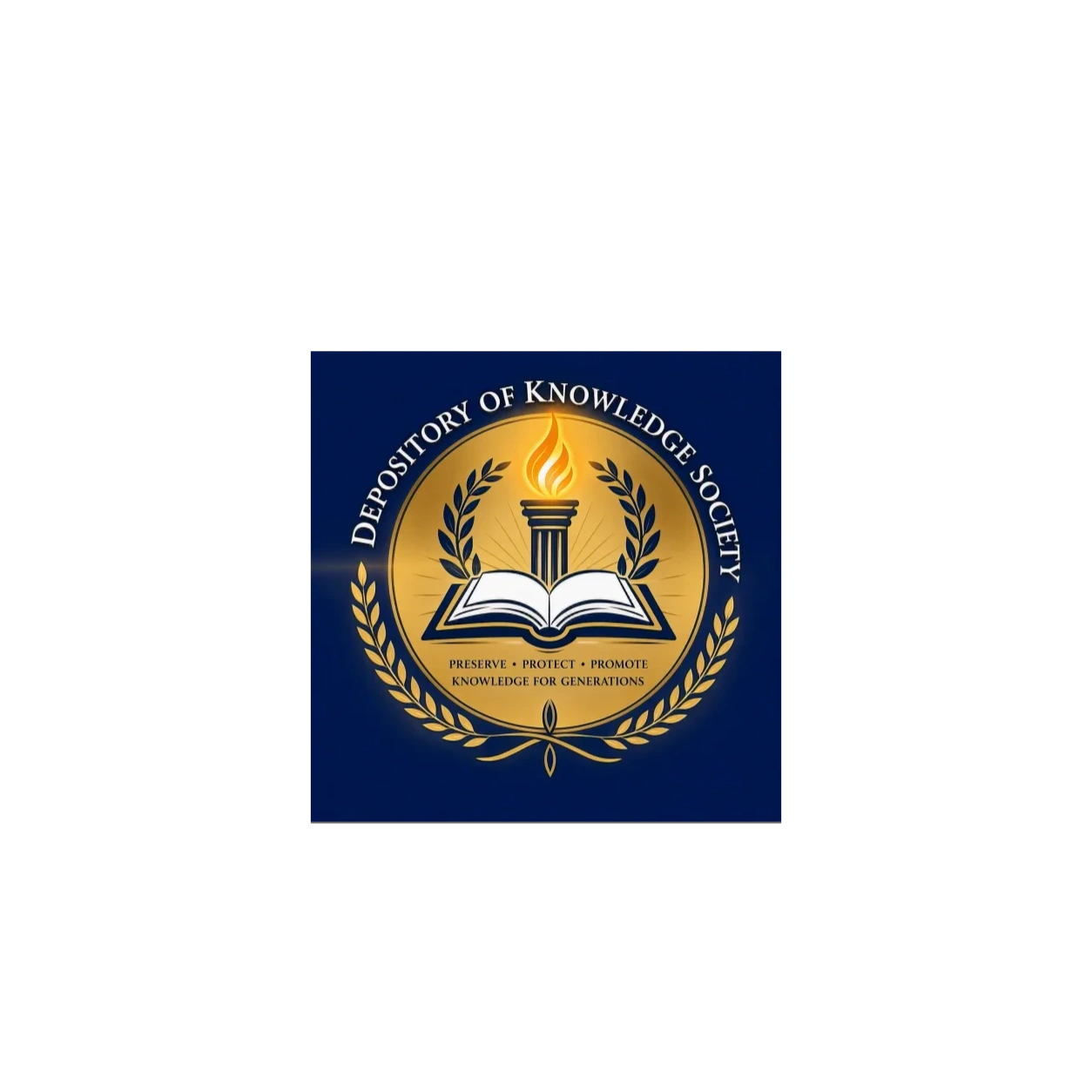 Depository of Knowledge Society emblem